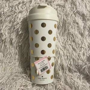 Kate Spade New York Gold Dots Thermal Travel Mug